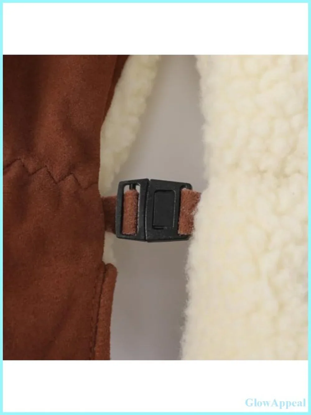 Thermal Lined Suede Sheepskin Winter Mittens with Fur Cuffs & Finger Liners